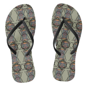 Fractal gemetry Teenslippers