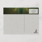 Fractal geode briefkaart (Achterkant)