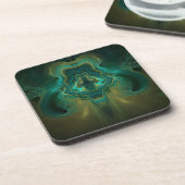 Fractal Geode Drankjes Onderzetter (Linkerzijde)