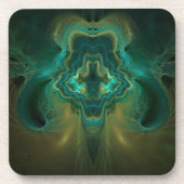 Fractal Geode Drankjes Onderzetter (Voorkant)
