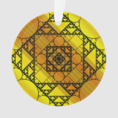 Fractal Geometrie Acryl Ornament (voorkant)