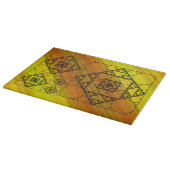 Fractal Geometrie Glas Snijplank (Hoek)