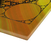 Fractal Geometrie Glas Snijplank (Hoek)