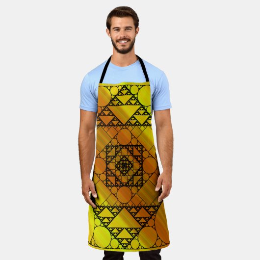 Fractal Geometry All-Over Print Schort (Gedragen)