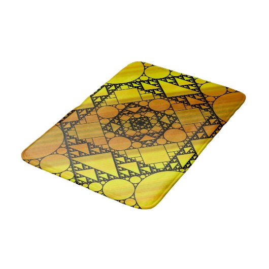 Fractal Geometry Bath Mat (Gekanteld)