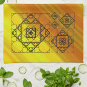 Fractal Geometry Hand Towel Theedoek (Gevouwen)