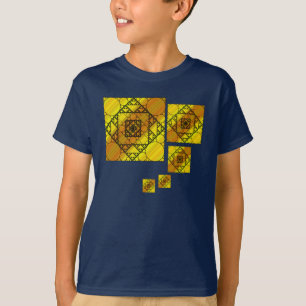 Fractal Geometry Kind en Baby Donkerdonker Shirt