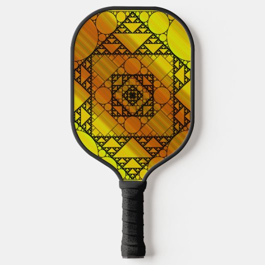 Fractal Geometry Pickleball Paddle (Voorkant)
