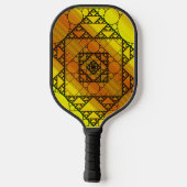 Fractal Geometry Pickleball Paddle (Achterkant)