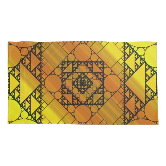 Fractal Geometry Pillow Hoesje Kussensloop (Achterkant)