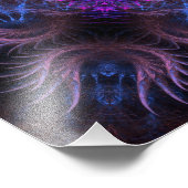 Fractal Geometry Quadra Art Foto Afdruk (Hoek)