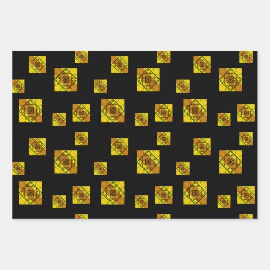 Fractal Geometry Wrapping Paper Set (Voorkant 2)