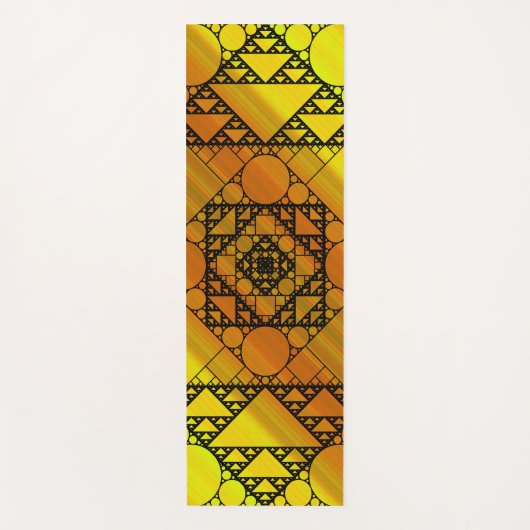 Fractal Geometry Yoga Mat (Voorkant)