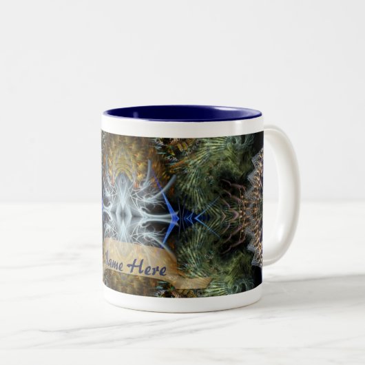 Fractal Gift "Sunnia" Art Mok (Voorkant rechts)