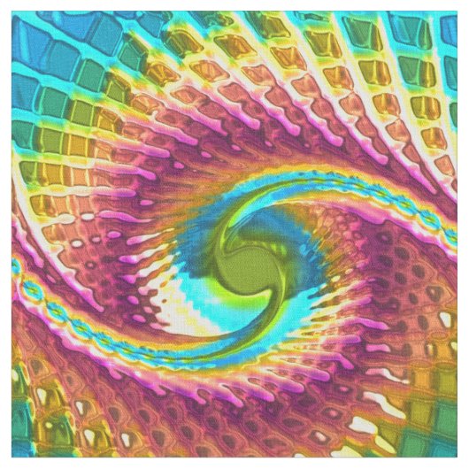 Fractal Glas 7 Aangepaste Stof (Close Up)