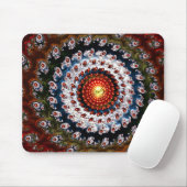 Fractal Glass 3 Mousepad Muismat (Met muis)