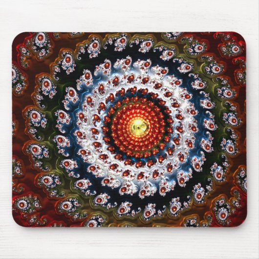 Fractal Glass 3 Mousepad Muismat (Voorkant)