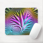 Fractal Glass 5 Mousepad Muismat (Met muis)