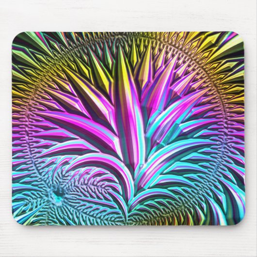 Fractal Glass 5 Mousepad Muismat (Voorkant)