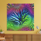 Fractal Glass 5A Canvas Afdruk (Insitu (Woonkamer))