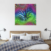 Fractal Glass 5A Canvas Afdruk (Insitu (Slaapkamer))