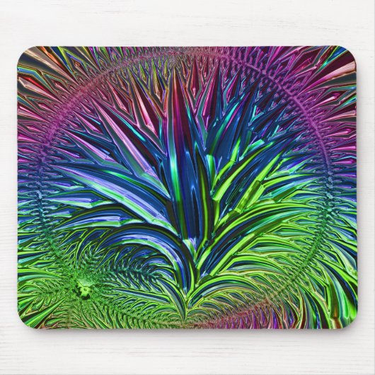 Fractal Glass 5A Mousepad Muismat (Voorkant)