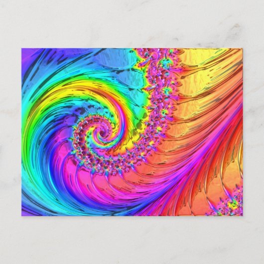 Fractal Glass 6 Briefkaart (Voorkant)