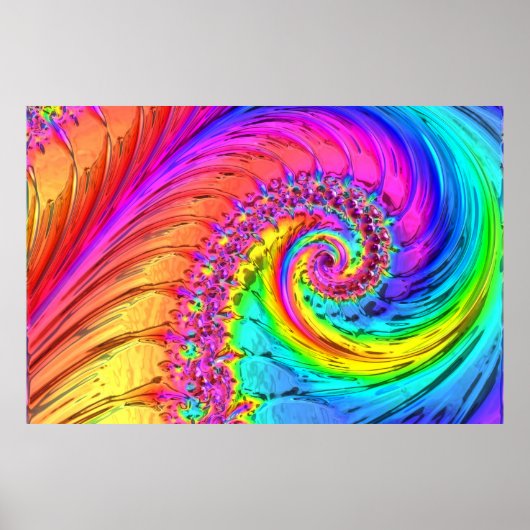 Fractal Glass 6 Poster (Voorkant)