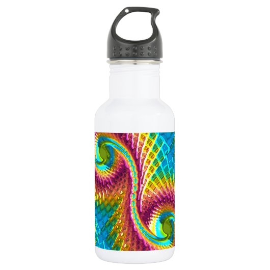 Fractal Glass 7 Waterfles (Voorkant)