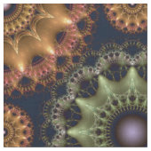 Fractal glossy frilly star patroon stof (Close Up)