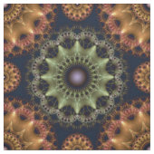 Fractal glossy frilly star patroon stof (Swatch)