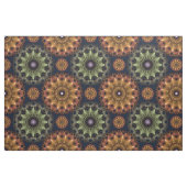 Fractal glossy frilly star patroon stof (Fat Quarter)