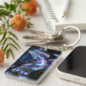 Fractal Goddess Abstract Sleutelhanger (Voorkant Rechts)