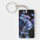 Fractal Goddess Abstract Sleutelhanger (Voorkant)