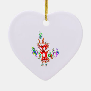Fractal - Gombay-danser Keramisch Ornament