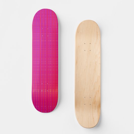 Fractal Grid Persoonlijk Skateboard (Voorkant)
