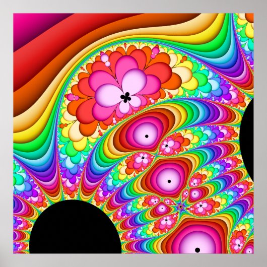 Fractal Groovy Trip Poster (Voorkant)