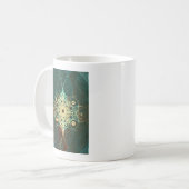Fractal grunge koffiemok (Voorkant links)
