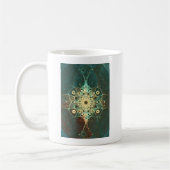 Fractal grunge koffiemok (Links)