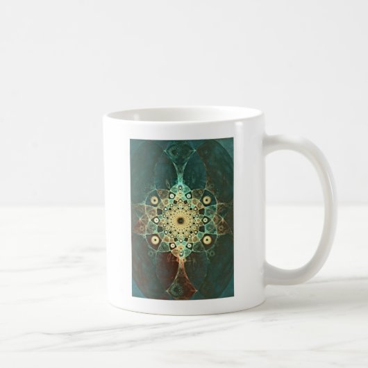 Fractal grunge koffiemok (Rechts)
