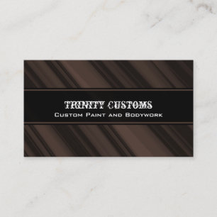 Fractal Grunge Visitekaartje, Chocolate Brown Visitekaartje