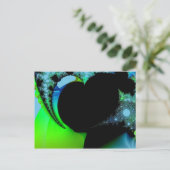 Fractal Heart Briefkaart (Staand voorkant)