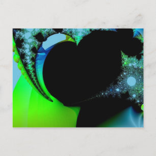 Fractal Heart Briefkaart