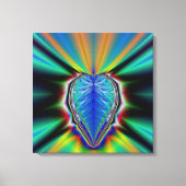 Fractal Heart Canvas Print (Voorkant)