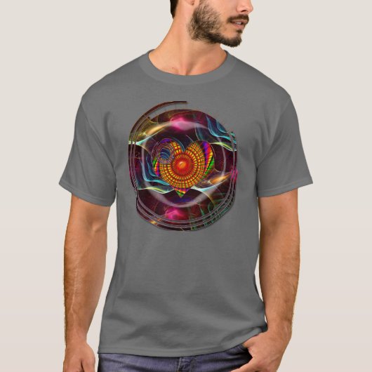 Fractal Heart T-Shirt (Voorkant)