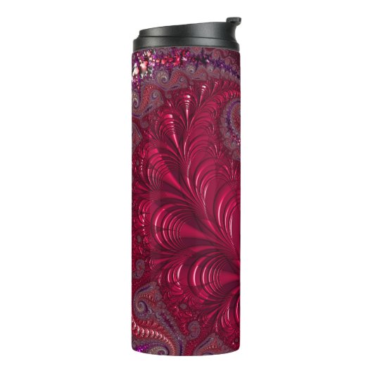 Fractal Heart Thermosbeker (Gedraaid links)