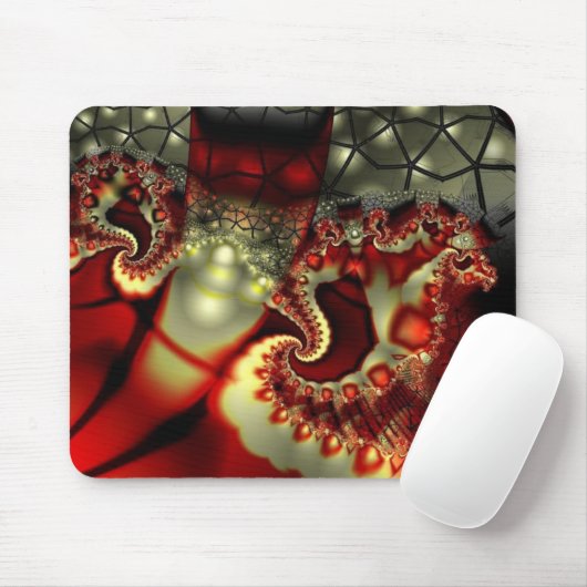 Fractal hemelmousepad muismat (Met muis)