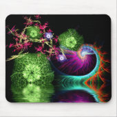 Fractal Holiday Arrangement Mousepad Muismat (Voorkant)