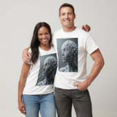 Fractal Human Phenotype Futuristisch Man T-shirt (Unisex)