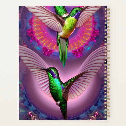 Fractal Hummingbird Planner (Achterkant)